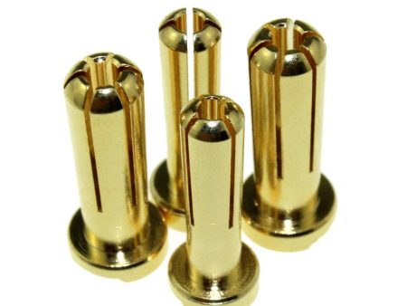 10pcs Amass 4 5mm Bullet Banana Plug Connector Male Female for RC Battery Part Gold Plated Online Hot Sale