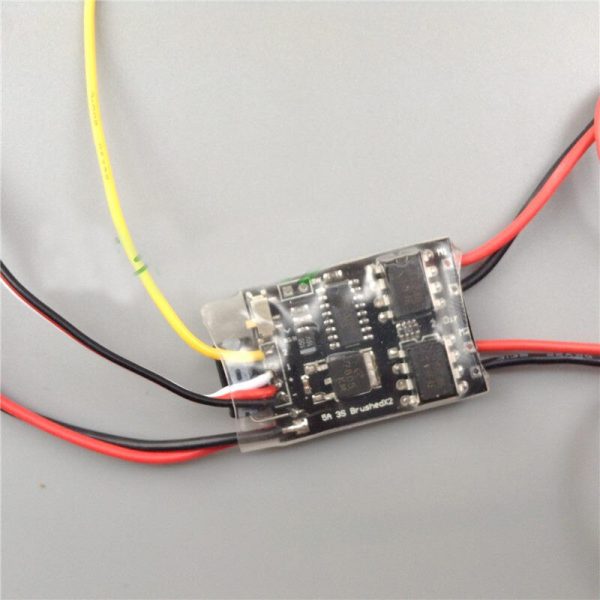 1PCS Dual Way Bidirectional Brushed ESC 2S-3S Lipo 5A Speed Control for RC Model Boat Tank 130 180 Motor Spare Parts Supply