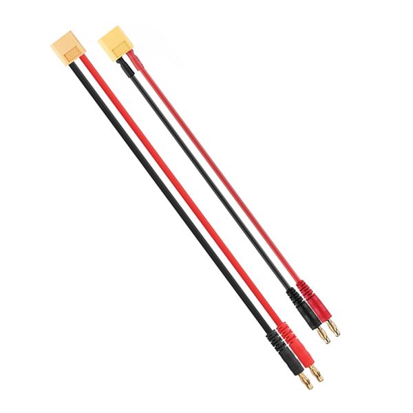 15 22cm 12 14 18AWG XT60 Male Female Plug to 4.0mm Banana Plug Silicone Cable for B6AC Charger Online Hot Sale