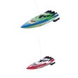 2 Pcs RC Boat Radio Remote Control Twin Motor High Speed Boat RC Racing Toy Gift for Kids Eu Plug, Green & Red Supply