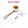 1pcs A2212 Brushless Motor 930KV 1000KV 1400KV 2200KV 2700KV For RC Aircraft Plane Multi-copter Brushless Outrunner Motor Online now