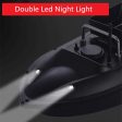 Double hopper 500M Distance Double LED Night Light RC Fishing Bait Boat Fixed speed Cruise Automatic Feed Fishing Bait Boat Toy Discount