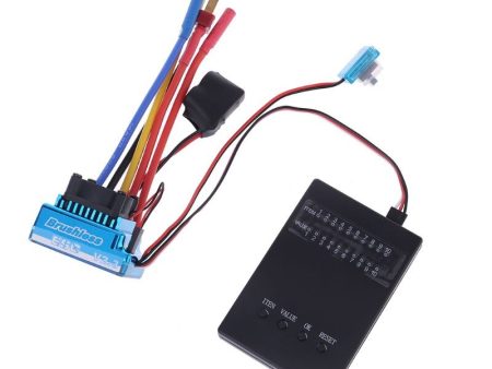 Waterproof 45A 60A 80A 120A Brushless ESC Electric Speed Controller Dust-proof for 1 8 1 10 1 12 RC Car Crawler RC Boat Part Online Sale