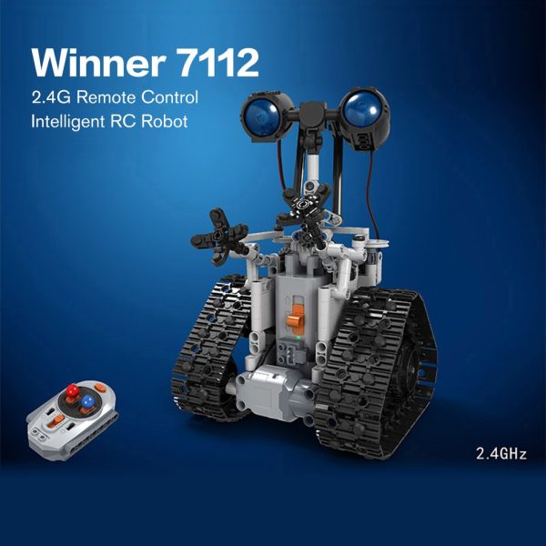 Winner 7112 Technic City Remote Control RC Bulldozer Electric designer Building Blocks Engineering 408pcs Toys For Childrn Sale