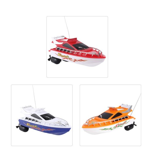 C101A Mini Radio Remote Control RC High Speed Racing Boat Speed Ship for Kids Children Gift Present Toy Simulation Model Supply