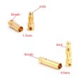 10pcs Amass 2.0mm 3.0mm 3.5mm 4.0mm 5.5mm Gold Bullet Banana Connector 6.0mm 8.0mm plug for RC Battery 5pairs Online now