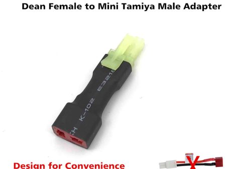 Tamiya Male To T Plug Dean Female Connector Adapter For Airsoft AEG RC Plane Car Battery Charger ESC Drone Motor Free Shipping For Sale