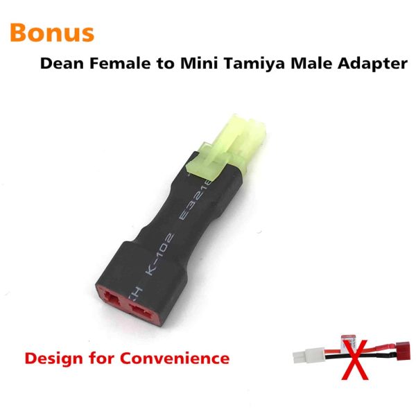 Tamiya Male To T Plug Dean Female Connector Adapter For Airsoft AEG RC Plane Car Battery Charger ESC Drone Motor Free Shipping For Sale