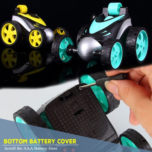 Super Stunt Dancing RC Car Tumbling Electric Controlled Mini Car Funny Rolling Rotating Wheel Vehicle Toys for Birthday Gifts Online Sale