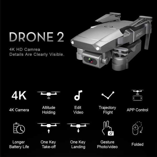 2020 NEW E68 Drone HD wide angle 4K WIFI 1080P FPV Drones video live Recording Quadcopter Height To maintain Drone Camera Toys For Discount