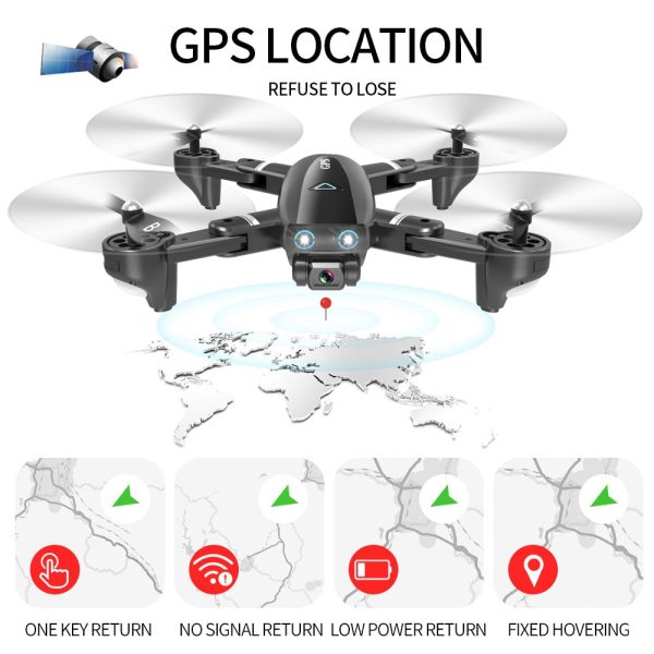 S167 GPS quadcopter drone 4k dron with camera toys rc helicopter profissional quadrocopter FPV toy racing VS S20 SG907 X8 ex4 Online