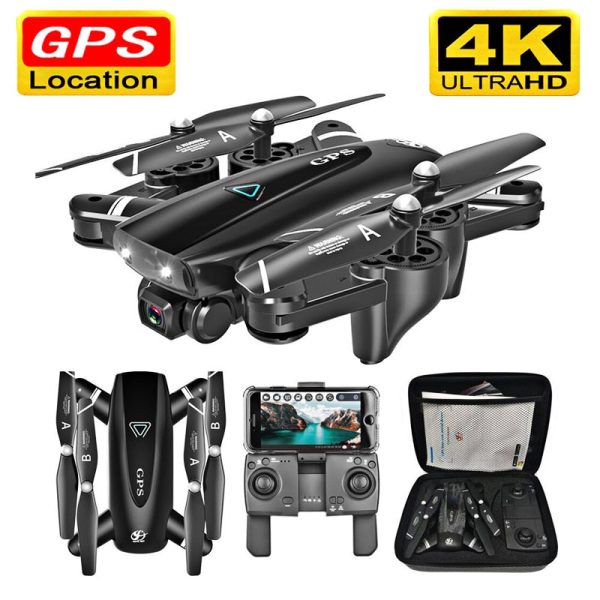 S167 GPS Drone With Camera 5G RC Quadcopter Drones HD 4K WIFI FPV Foldable Off-Point Flying Photos Video Dron Helicopter Toy Cheap