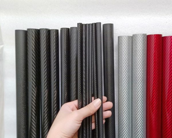 2PCS 3k 100% full Carbon fiber circular tube 500mm Length Twill Matte OD 10mm 12mm 14mm 15mm 16mm 18mm 19mm Online