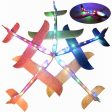 48cm Airplane Foam Toys Light Flying Mini Foam Throwing Glider Inertia DIY Aircraft Toy Hand Launch Airplane Model Toys Online Sale