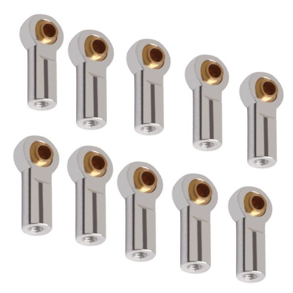 10 Pcs Aluminum M3 Metal Ball Head Holder For SCX10 Link Rod End Ball Joint for 1 10 RC Car Truck Buggy Crawler Hot on Sale