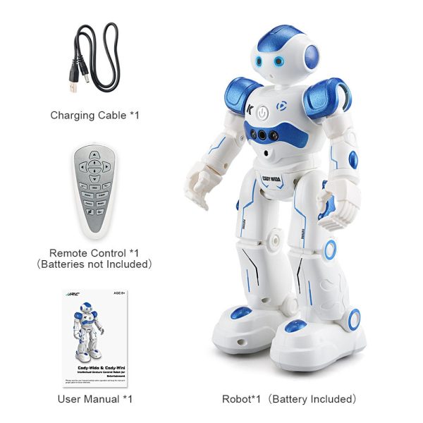 JJR C R2 RC Remote Control Robot Smart Action Walk Sing Dance Action Figure Gesture Sensor Toys Gift Robot USB Charging Dancing Supply