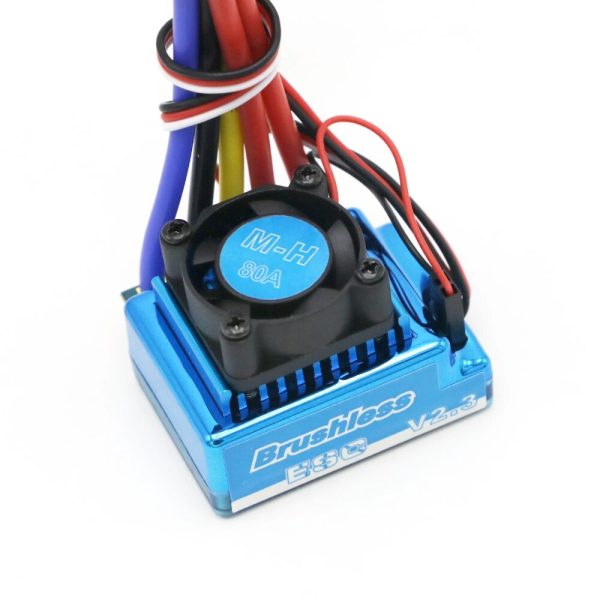 Waterproof 45A 60A 80A 120A Brushless ESC Electric Speed Controller For 1 8 1 10 1 12 RC Car Crawler RC Boat Part Online Sale