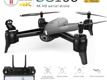 SG106 Drone with Dual Camera 1080P 720P 4K WiFi FPV Real Time Aerial Video Wide Angle Optical Flow RC Quadcopter Helicopter Toys on Sale