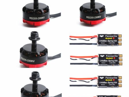 2019 New RS2205 2300KV 2205 CW CCW+30A ESC Brushless Motor for FPV Racing Quad Motor FPV Multicopter Cheap