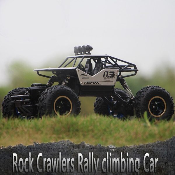 1:16 4WD RC Cars Alloy Speed 2.4G Radio Control RC Cars Toys Buggy 2017 High speed Trucks Off-Road Trucks Toys for Children Gift Discount