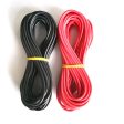 10 meters lot wire silicone 10 12 14 16 18 20 22 24 26 AWG 5m red and 5m black color cable High Quality Supply