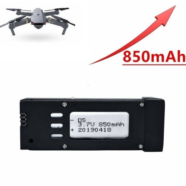 Upgraded 850mAH 3.7V Lipo Battery and 5pcs Charger for E58 JY019 S168 For RC Quadcopter Spare Parts 3.7v RC Drone Battery 721855 For Sale