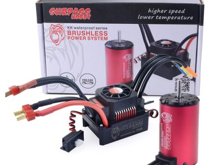 SURPASS HOBBY KK Waterproof Combo 4068 2050KV 2650KV Brushless Motor w 120A 150A Brushless ESC for 1 8 RC Drift Racing Car Cheap