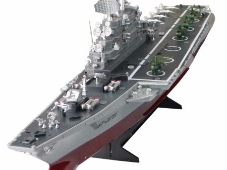 RC Boat 1:275 4CH Bismarck Aircraft Carrier WarShip Remote Control Military Naval Vessels Electronic Model For Kids Toys Hobbys Hot on Sale