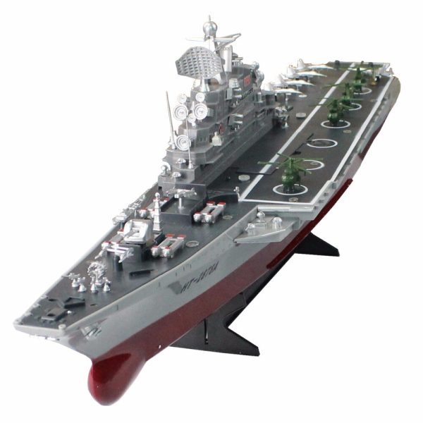 RC Boat 1:275 4CH Bismarck Aircraft Carrier WarShip Remote Control Military Naval Vessels Electronic Model For Kids Toys Hobbys Hot on Sale