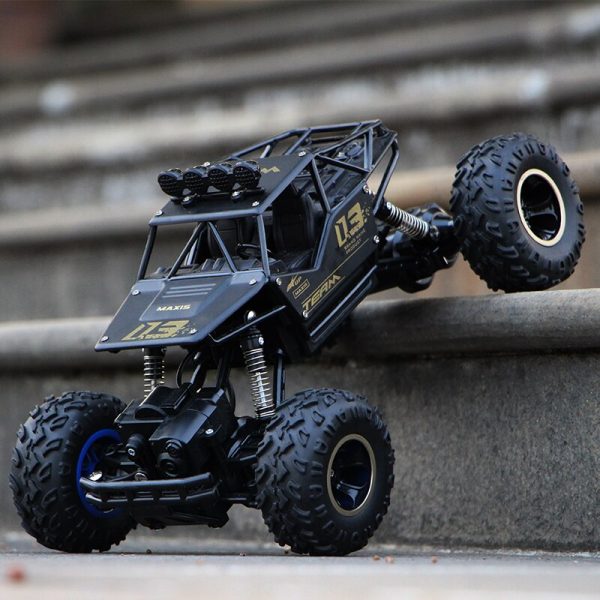 1:16 4WD RC Cars Alloy Speed 2.4G Radio Control RC Cars Toys Buggy 2017 High speed Trucks Off-Road Trucks Toys for Children Gift Discount