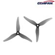 24pcs  12 pairs Gemfan 51466 5inch 3 blade  tri-blade Propeller Props CW CCW for 2205-2306 Brushless Motor FPV Propeller Online now