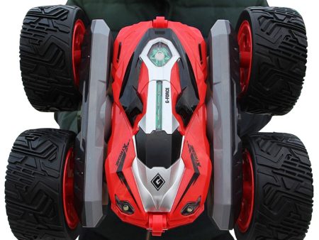 1:12 Rc car 4wd large size off-road remote control car drift stunt deformation double-sided car wheel rechargeable children toy For Sale