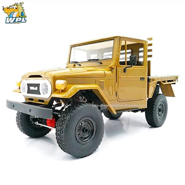 WPL C44KM 1:16 Metal Unassembled Kit with Motor Servo 4WD Climbing Off-road RC Truck DIY Accessories Modified Upgrade Boy Toy on Sale