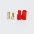 20pcs lot 3.5mm Gold Bullet Banana Connector Plug With Protective Sleeve For ESC Battery Motor (10 pair) Online Hot Sale