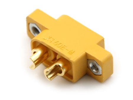 Yellow XT60E-M Mountable XT60 Male Plug Connector For RC Models Multicopter Fixed Board DIY Spare Part Remote Control Toy Parts Sale