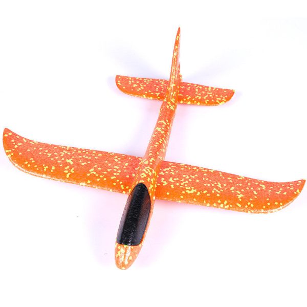 48cm Airplane Foam Toys Light Flying Mini Foam Throwing Glider Inertia DIY Aircraft Toy Hand Launch Airplane Model Toys Online Sale