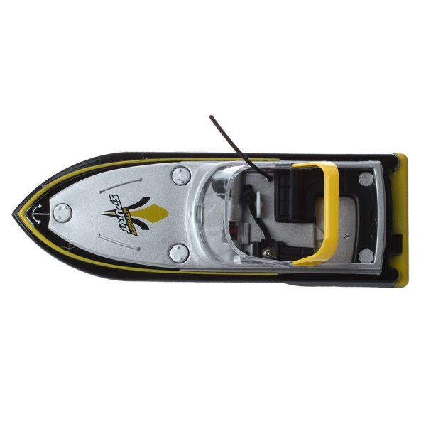 abay 2019 hot Miniature Mini RC Boat Radio Remote Control Yellow Kid Toy FB-57 Sale