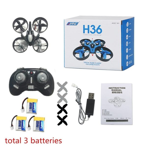 RC Helicopter JJRC H36 Mini Drone 2.4GHz 6-Axis Gyro Headless Mode One Key Return RC Quadcopter VS JJRC H8 Mini H20 Dron For Sale