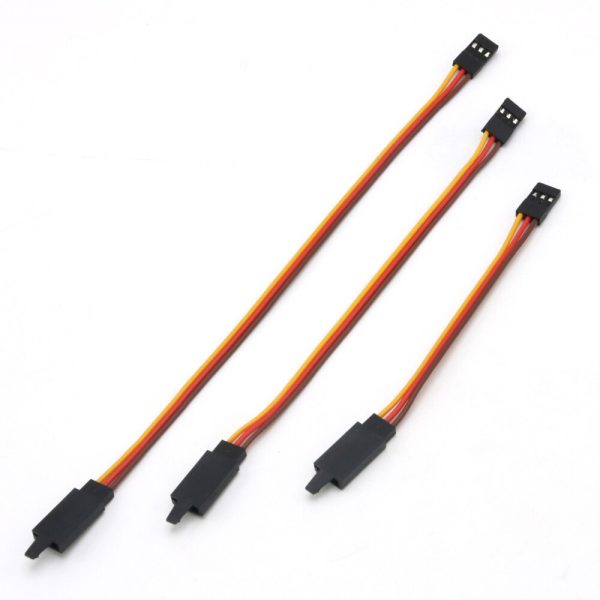 10Pcs 100  150   200   300   500   1000mm Anti-loose 60 core Servo Extension Lead Wire Cable For RC Futaba JR Male to Female Online