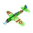 12pcs lot Kid DIY Hand Throw Flying Glider Plane Toy EPP Foam Plane Ultralight Aircraft Airplane Model Toy Kid Outdoor Toy Game Supply