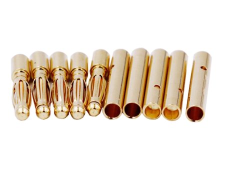 10PCS Amass Banana Plug 2.0mm 3.0mm 3.5mm 4.0mm Bullet Female Male Connector 5.0mm 5.5mm 6mm 6.5mm Brass Plated Copper RC Parts For Sale