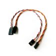 10pcs 10 15 30 50 100cm Servo Extension Cable 30   60coreFor Futaba JR Anti-interference Servo For RC Helicopter Part Fashion