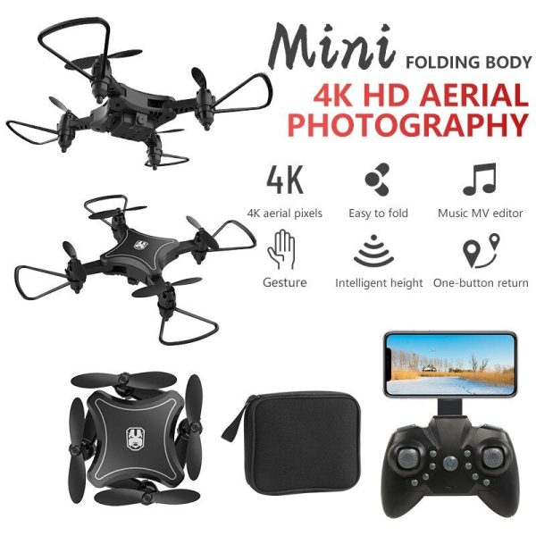 2019 New Original Mini Drone Folding UAV RC Drone with 4K HD Video Camera 4-axis dron RC Quadcopter kids Helicopter drones toys For Cheap