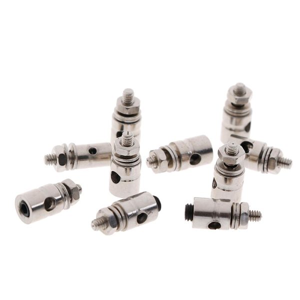 10Pcs 2.1mm 1.8mm 1.5mm 1.1mm Adjustable RC Diameter Helicopter Rc Boat Airplane Boat Pushrod Linkage Stopper Servo Connectors Online Sale