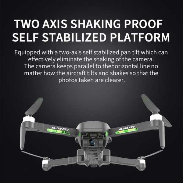 SHAREFUNBAY XIL193 drone pro true HD 4k drone gps 5g WiFi two axis gimbal camera drone flight 25 minutes quadcopter VS sg906 pro Online