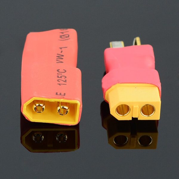 1pcs T Male Plug to XT60 Male   T Female Plug to XT60 Female Adapter For RC Helicopter Quadcopter LiPo Battery Plug Connector For Discount