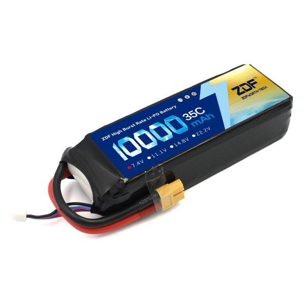 ZDF RC Car Lipo Battery 2S 3S 7.4V   11.1V 10000mah 35C Max 70C XT90   XT60  T Plug For Rc Airplane Traxxas Car RC Truck Supply