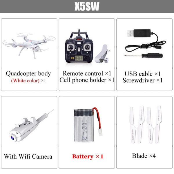 SYMA X5SW Drone with WiFi Camera Real-time Transmit FPV HD Camera Dron X5A NO Camera Quadcopter Quadrocopter 4CH RC Helicopter Cheap