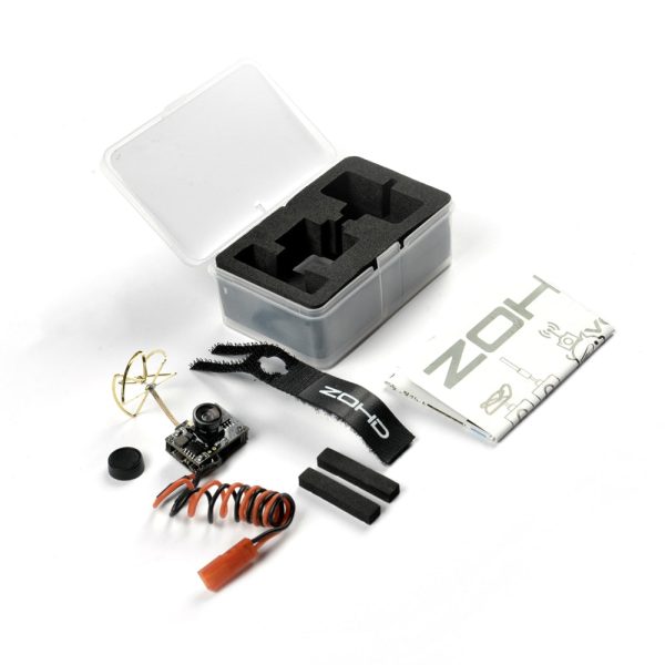 ZOHD VC400 5.8GHz 400mW AIO Camera All in One FPV Cam System for RC Planes Wings Drones include VTx OSD and Camera Supply