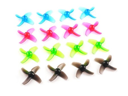 20PCS Happymodel Mobula7 Part 40mm 1.0mm Hole 4 Blade Propeller for 0603 0703 0802 Motor Frame Spare Part Accessories Online Sale